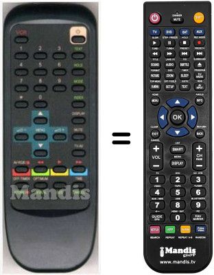 Replacement remote control RM 07901 Replacement remote control RM 07901