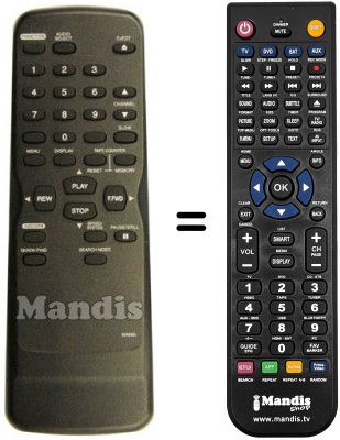 Replacement remote control Funai 30A-450