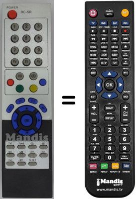 Replacement remote control EASY LIVING EL 1406 C