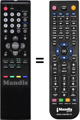 Replacement remote control Orion 32 LB 1000 H