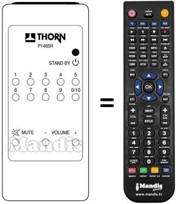 Replacement remote control P 1465 R Replacement remote control P 1465 R