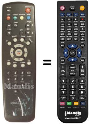 Replacement remote control P 2000