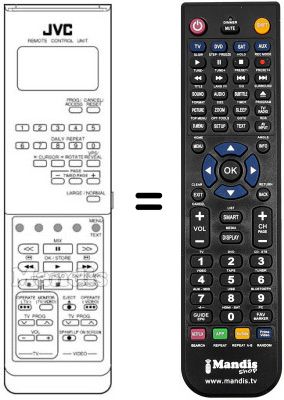 Replacement remote control PQ 10779