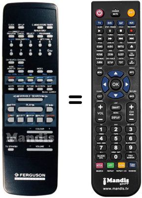 Replacement remote control Thorn FV 57 H Replacement remote control Thorn FV 57 H