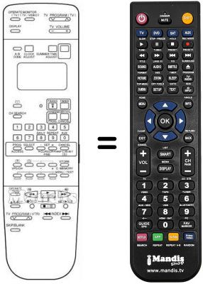 Replacement remote control PQ 11202