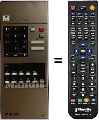 Replacement remote control 4822 218 20306
