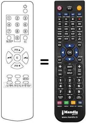 Replacement remote control R-26