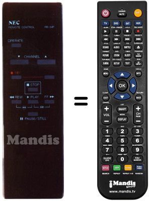 Replacement remote control RB-34 P Replacement remote control RB-34 P