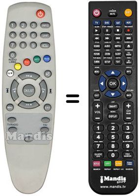 Replacement remote control Zodiac DZR 1300 DTT