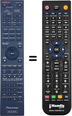 Replacement remote control RC-2930
