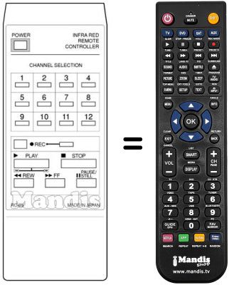 Replacement remote control RC-85