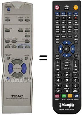 Replacement remote control TEAK PL-S 3500