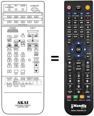 Replacement remote control RC-V56A