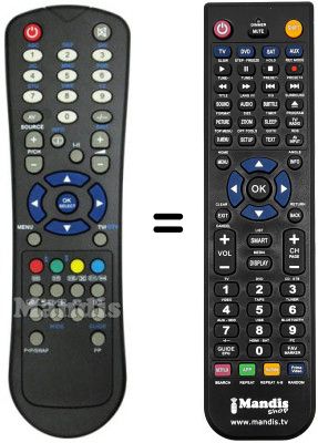 Replacement remote control Nikkei NK 1581 LD