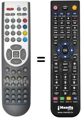 Replacement remote control RC 1167