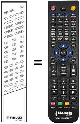 Replacement remote control RC 3002