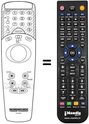 Replacement remote control RC 4209 X Replacement remote control RC 4209 X