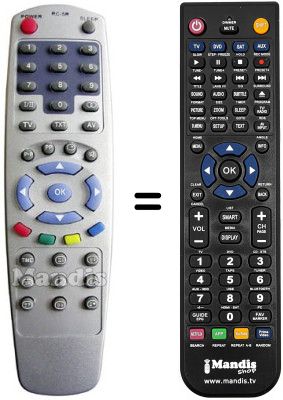 Replacement remote control Sinudyne 14K33