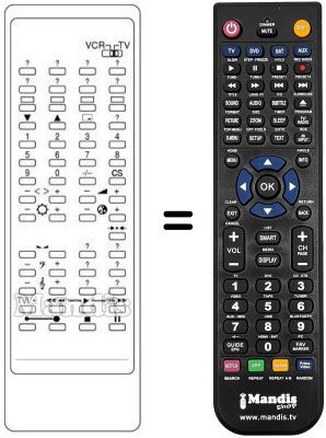 Replacement remote control RC 731
