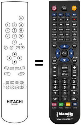 Replacement remote control RCH 601
