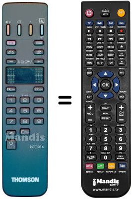 Replacement remote control RCT 3016 Replacement remote control RCT 3016