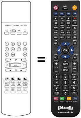 Replacement remote control SF 1