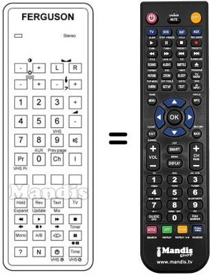 Replacement remote control RH 71 J / 2 Replacement remote control RH 71 J / 2
