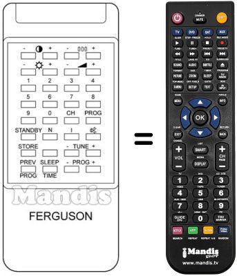 Replacement remote control RH 880 / 1 Replacement remote control RH 880 / 1