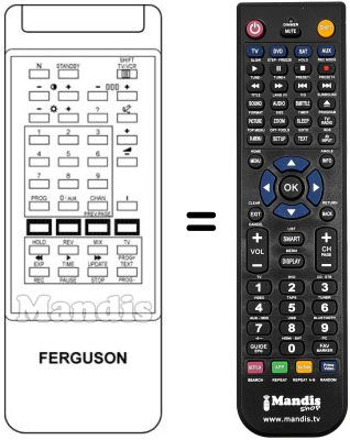 Replacement remote control 80389000 Replacement remote control 80389000