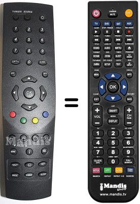 Replacement remote control Humax CXHD-5000 C