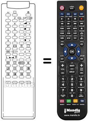 Replacement remote control C 15012 R Replacement remote control C 15012 R