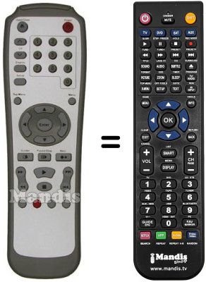 Replacement remote control RM-51
