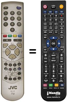 Replacement remote control JVC PD 42D30 S