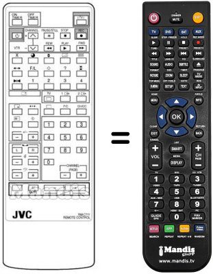 Replacement remote control RM-C711