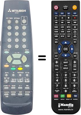 Replacement remote control RM 05407 Replacement remote control RM 05407