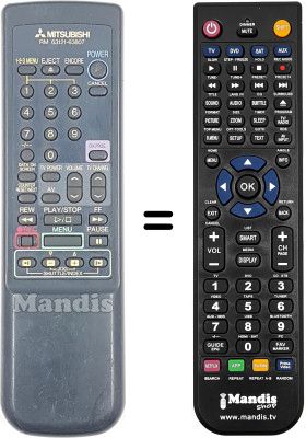 Replacement remote control RM 63121-63807 Replacement remote control RM 63121-63807