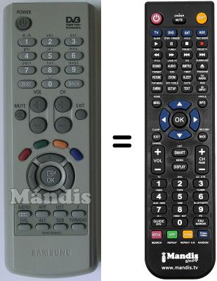 Replacement remote control Samsung DTB-S 501 E