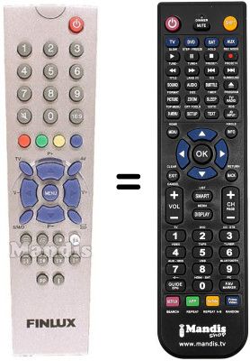 Replacement remote control Finlux CT 2110