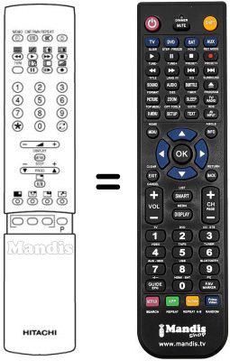Replacement remote control STUL 68