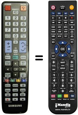 Replacement remote control Samsung SYNCMASTER TA 750