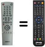 Replacement remote control Samsung SV-651 F