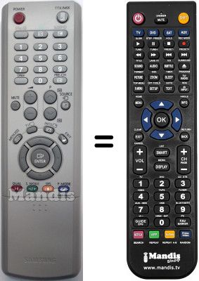 Replacement remote control Samsung LE 46M5