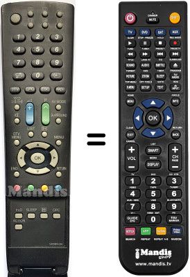 Replacement remote control Sharp LC 37 RD1E