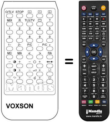 Replacement remote control T 26912