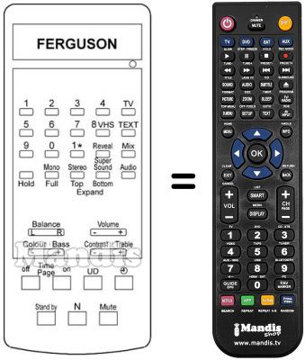 Replacement remote control T 738 Replacement remote control T 738