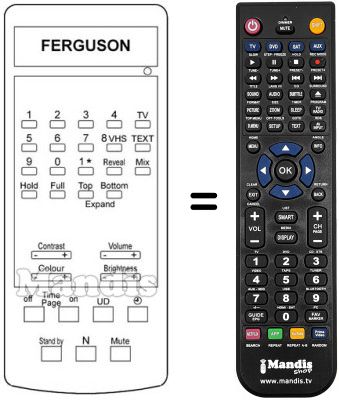 Replacement remote control T 739 Replacement remote control T 739