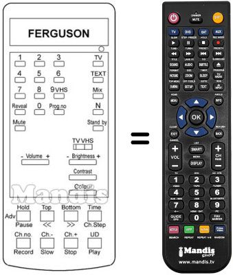 Replacement remote control T 742 Replacement remote control T 742