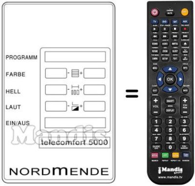 Replacement remote control 583.257 Replacement remote control 583.257