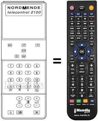 Replacement remote control 583.457 Replacement remote control 583.457