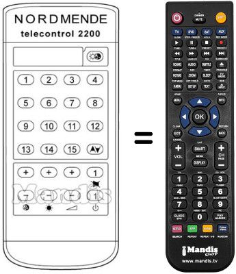 Replacement remote control 583.356 Replacement remote control 583.356
